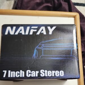 NAIFAY 7 Inch Car Stereo - Black and Blue